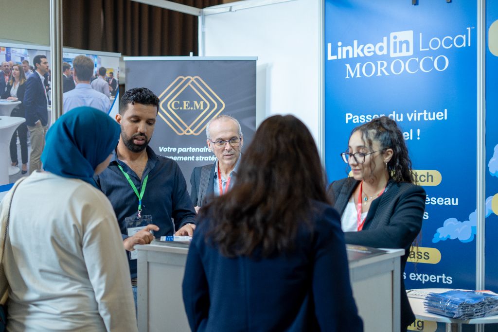 LinkedIn Local Morocco stand